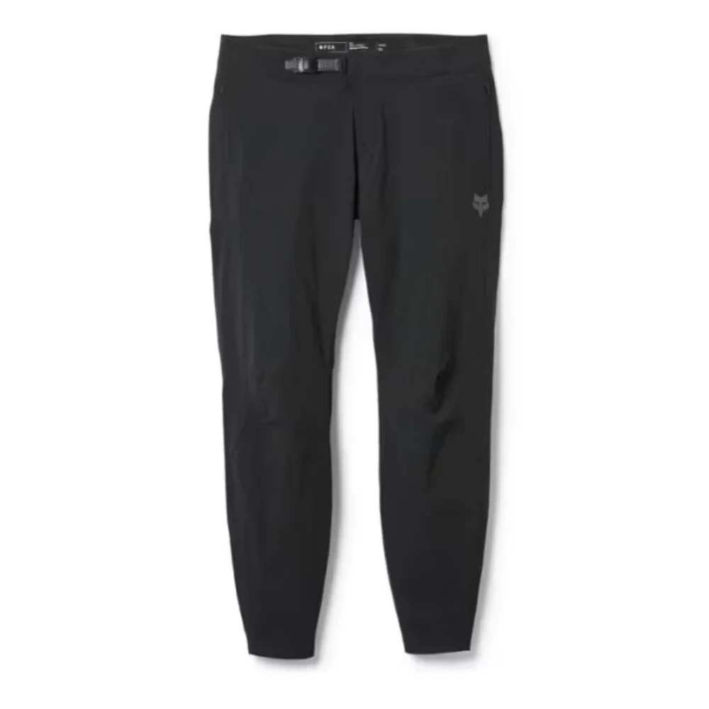 Fox Ranger Mountain Bike Pants Men 36 Black Tapered Leg Cinch Waist MTB Trail